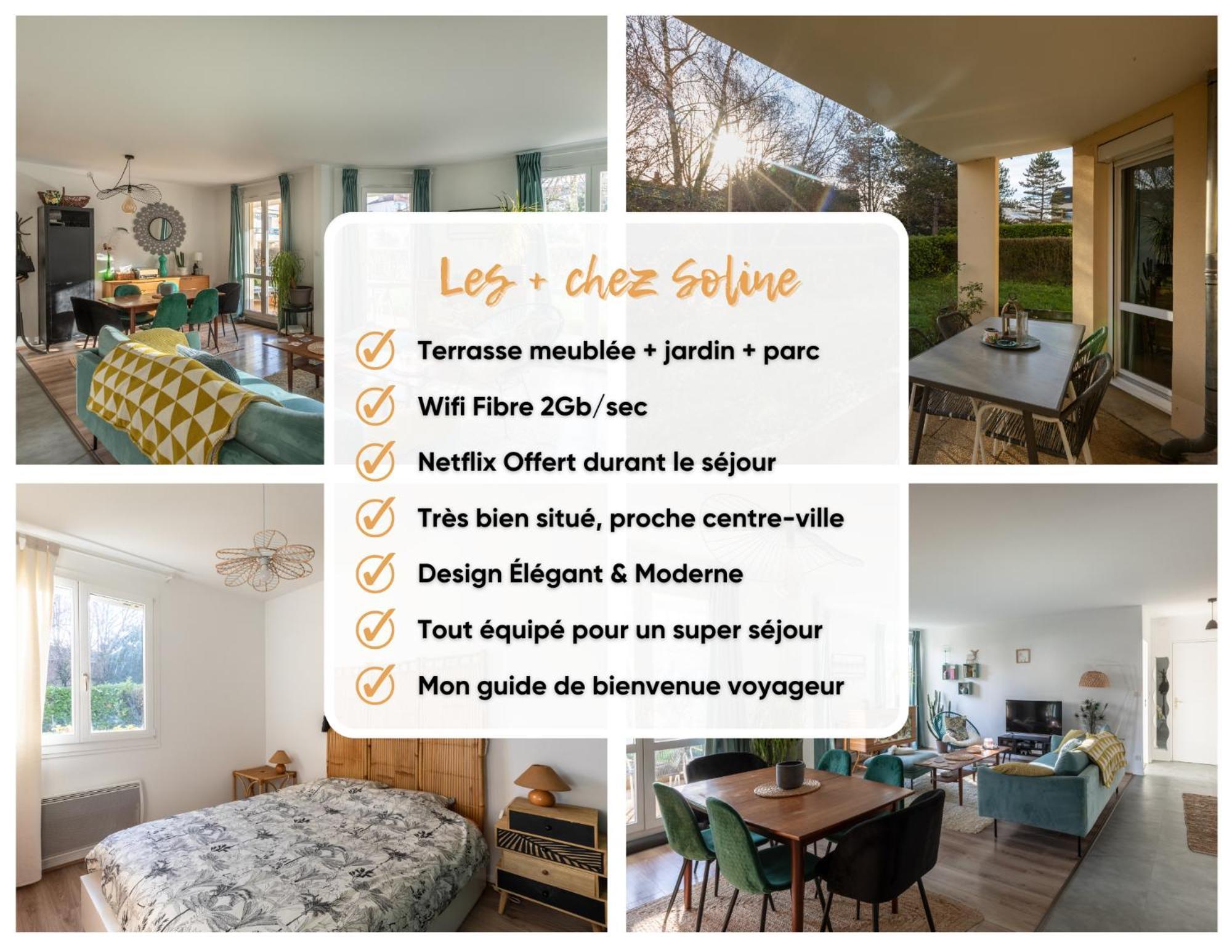 T3 Calme - Ideal Famille & Pros - Parking - Jardin - Wifi - Netflix Besançon Exteriér fotografie